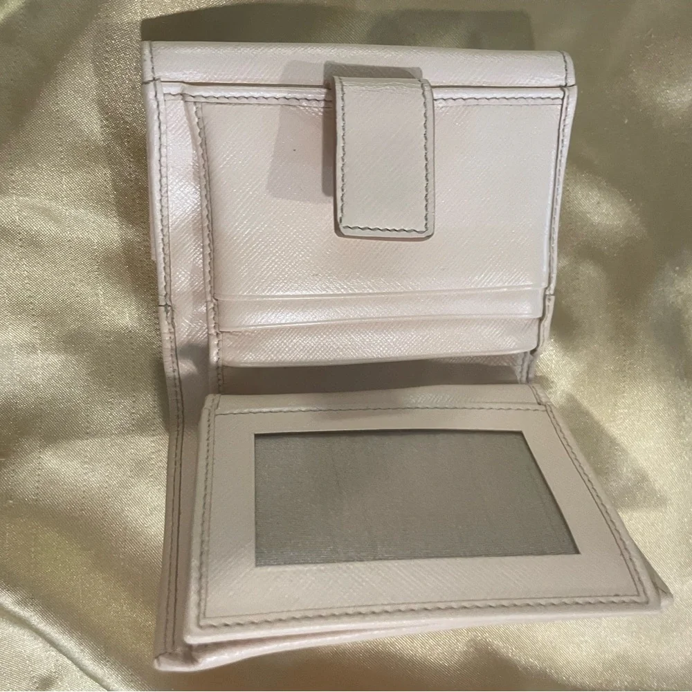 Salvatore Ferragamo Super Light Powder Pink Compact Wallet